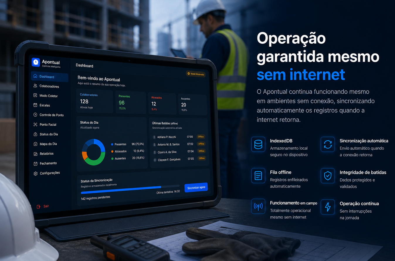 Operação Offline Apontual