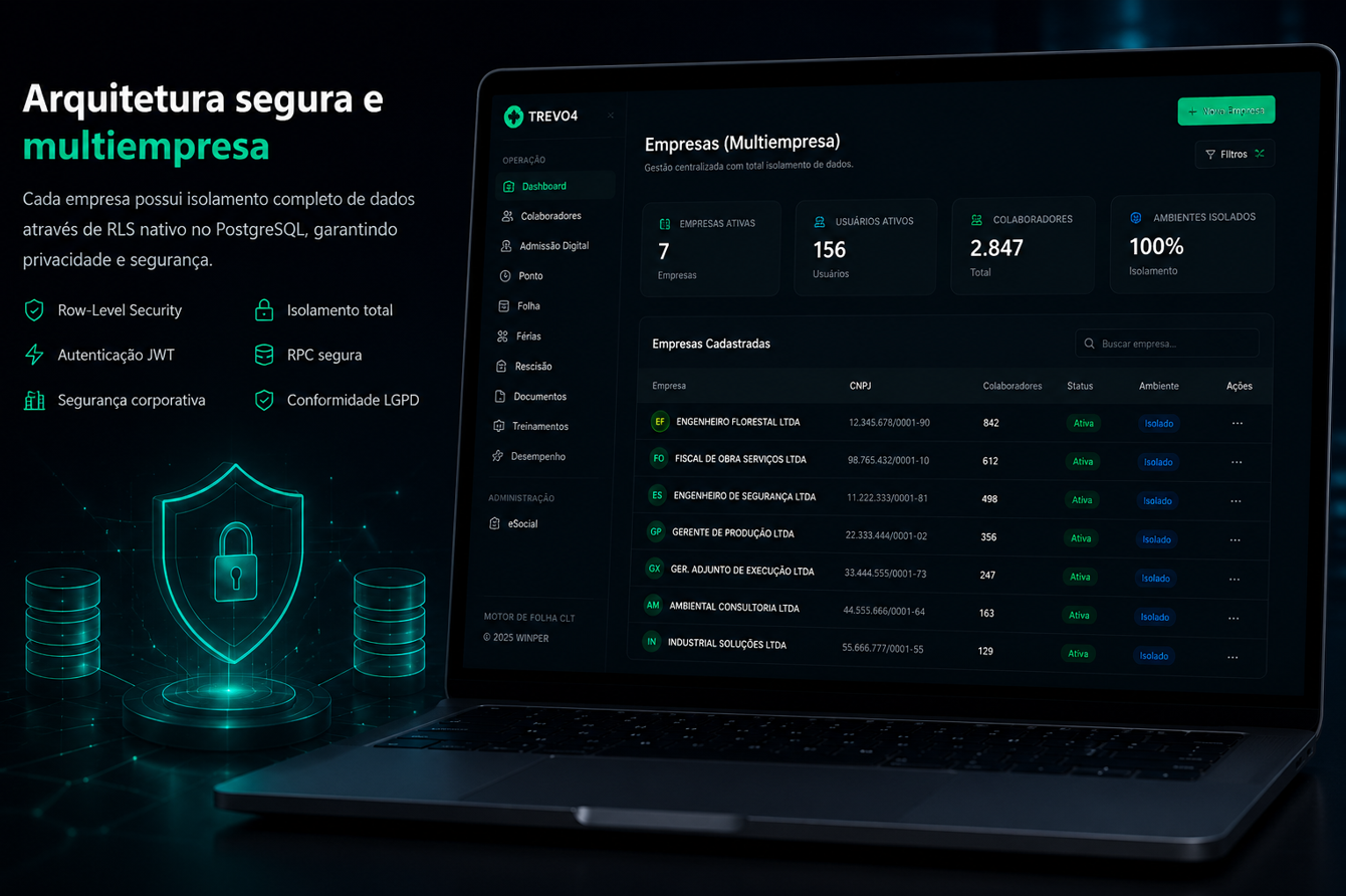 Segurança Multiempresa TREVO4